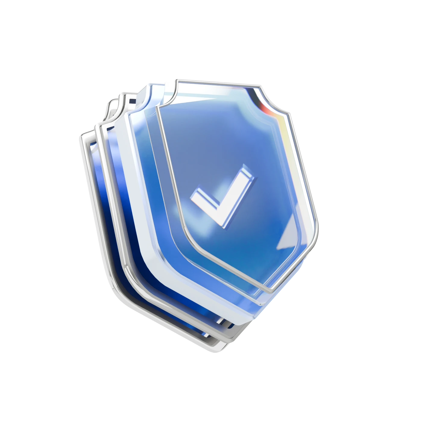 Blue shield representing regulated operations